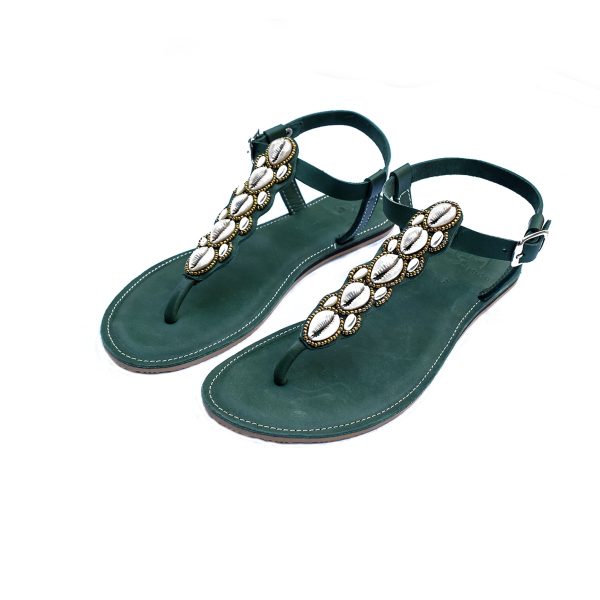 Malindi Sandals with cowrie shells