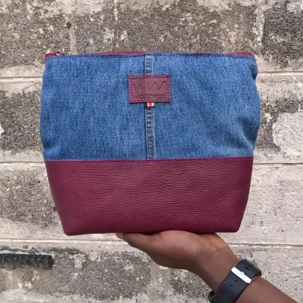Denim Washbag