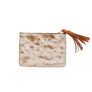 Hair-On Leather Clutch Bag | Chela