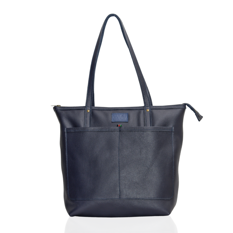 Front View Of Wazawazi Chemurgor Luxury Leather Handbag