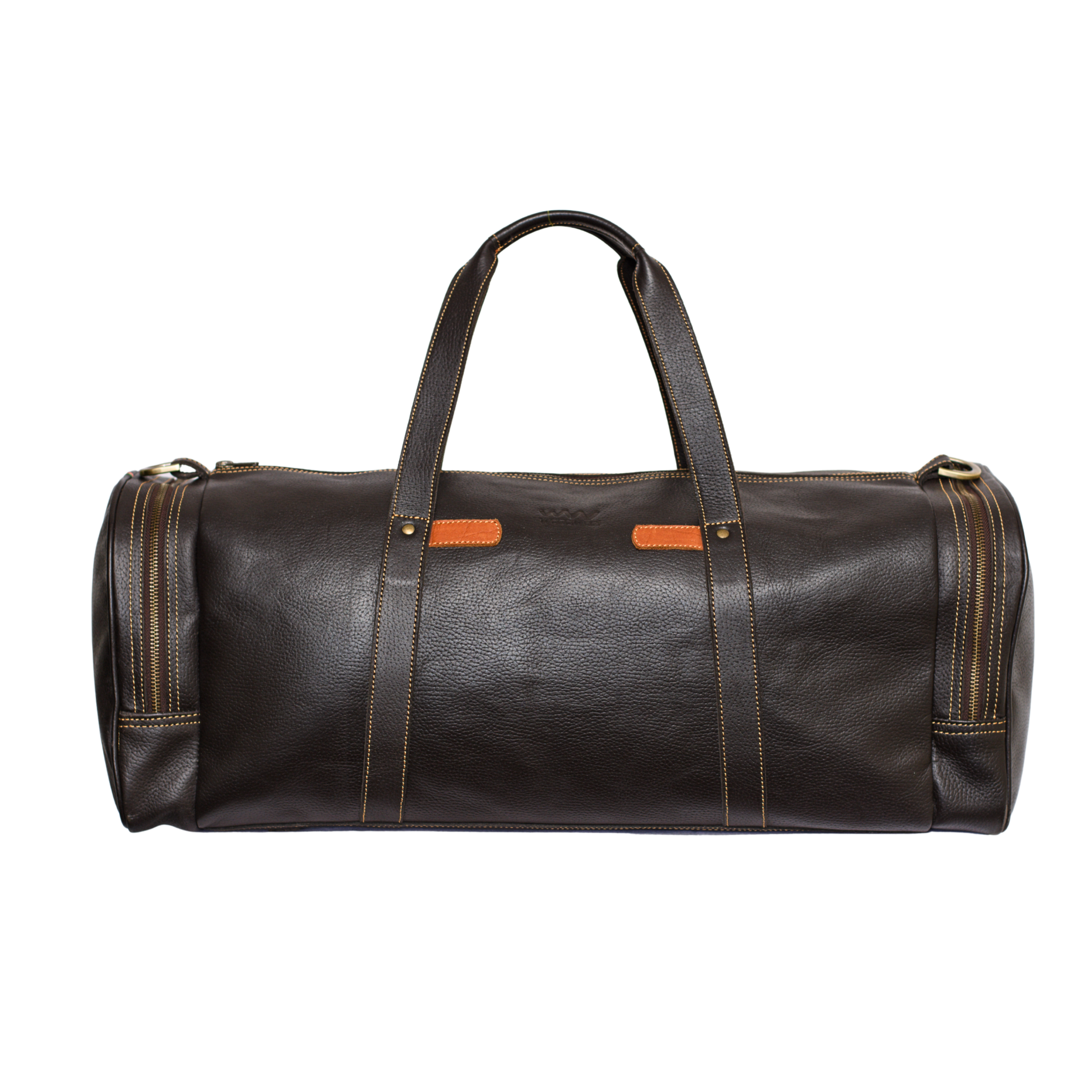 African Luxury Brand | Wazawazi – Leather Bags, Jewelry &Amp; Home Décor 21 Wazawazi Leather Travel Bag Ber Mocha Front.jpg Scaled