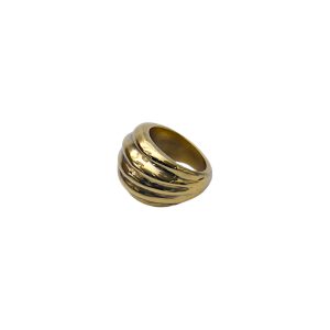 Chung Brass Ripple Ring