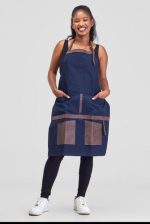 Professional Apron – Handmade Ejutan Apron by Wazawazi, Navy Blue