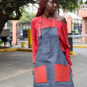 Ejutan Canvas Apron - Grey