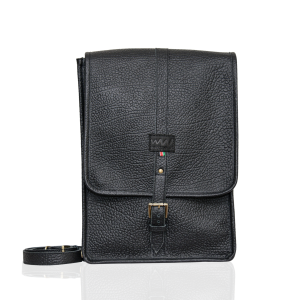 Ikal Messenger Bag - Blue Embossed