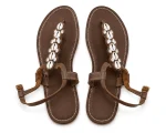 Luxury Leather Sandals – Handmade Kilifi Sandals in Brown by Wazawazi