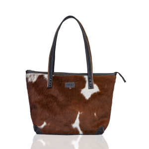 Nduku Hair-on Leather Handbag | Handmade Adjustable Leather Bag | Wazawazi