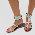 Mtwapa Sandal - Cream / Blue