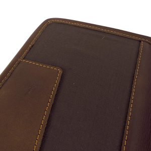 Leather Bill Holder – Handmade Luxury Accessory by Wazawazi