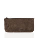 Embossed Leather Pencil Pouch