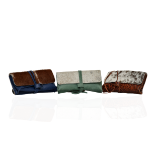 Leather Sunglasses Case – Handmade Hair-On Sun Glass Holder by Wazawazi
