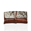 Mocha crocodile print