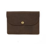 Leather Laptop Sleeve – Handmade Inga Folio Case with Extra Storage