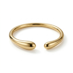 Ella Bracelet – Handcrafted Brass Bracelet with Modern African Design