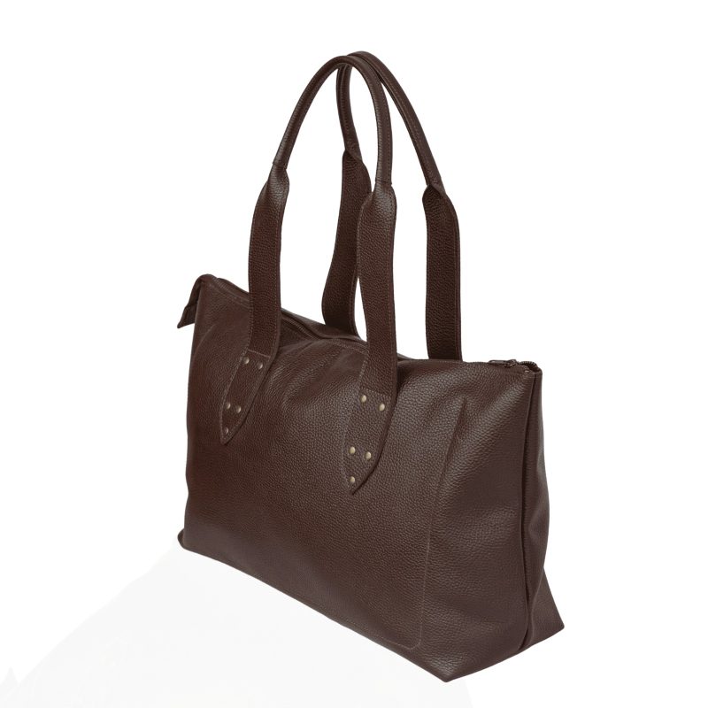 Leather Tote Bag – Handmade Inga Tote (1) Leather Tote Bag – Handmade Inga Tote