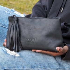 Leather Washbag for Ladies – Handmade Koi Washbag