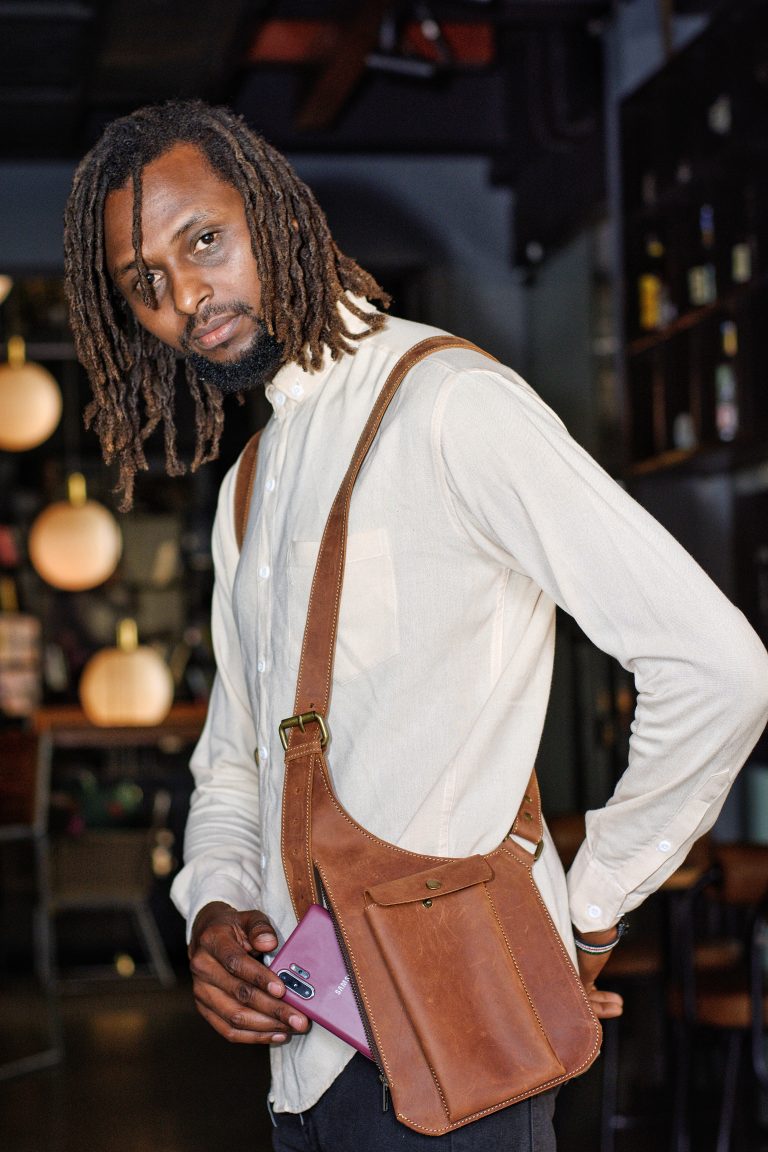 Hassan Leather Utility Harness Bag Wazawazi 1