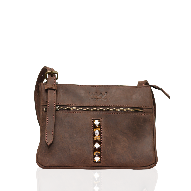 Kwena Leather Sling Bag (2) Kwena Leather Sling Bag 2