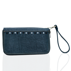 Beaded Leather Wallet – Neera by Wazawazi - Green