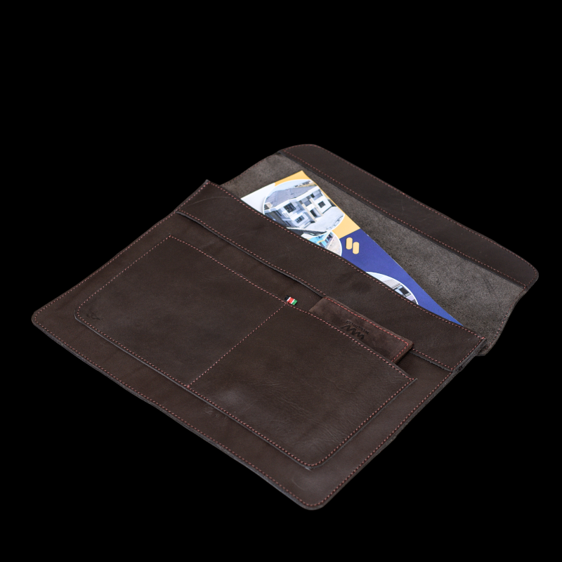Wazawazi After 6 Leather Document Holder Open.jpg