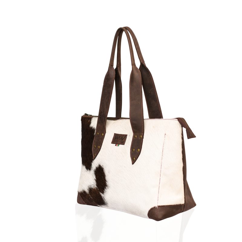 Wazawazi Hair On Leather Tote Bag Inga Side.jpg
