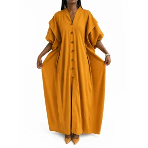 Kaftan Maxi Dress - Adoyo Maxi Satin BouBou