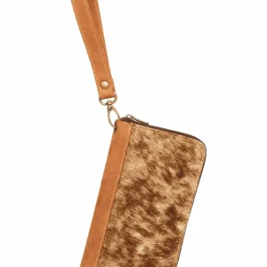 Travel Wallet for ladies | Leather Wallet for Women - Neera Ladies Wallet with Hair on