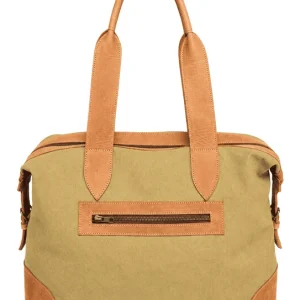 Canvas and Leather Travel Bag | Nur Duffel Bag